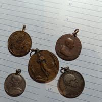 lotto 5 PZ medaglie religiose anni 30 