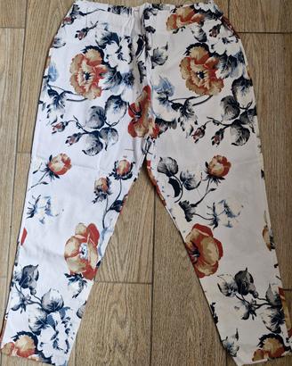 Pantaloni Estivi Floreali - Taglia 4XL Veste L/XL