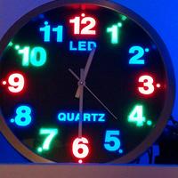 Orologio  a luce Led Brillante