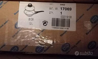 padella  arcobaleno con coperchio AMC