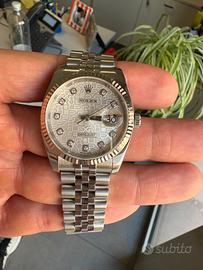 Rolex Datejust 36 Diamanti FACTORY Full Set