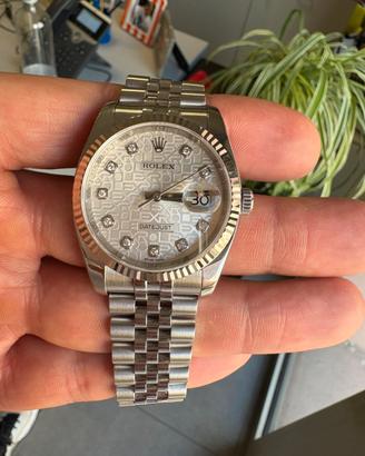 Rolex Datejust 36 Diamanti FACTORY Full Set
