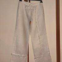 pantaloni donna in lino Motivi