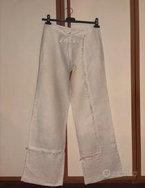 pantaloni donna in lino Motivi