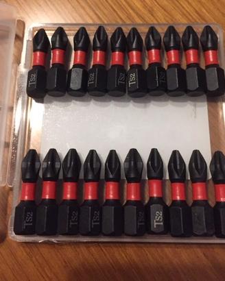 INSERTI MAGNETICI TS2-20 PZ. + TORX T6 10 PZ.