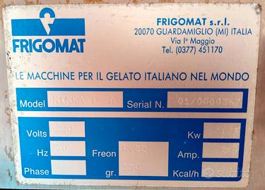 Macchina per Gelato & Yogurt soft - Frigomat KIKKA