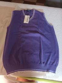 gilet da uomo cotton & silk senza maniche