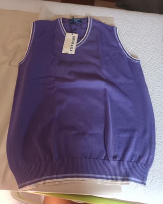 gilet da uomo cotton & silk senza maniche