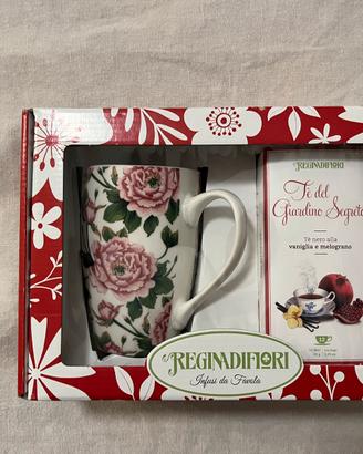 Set tazza in porcellana con the.