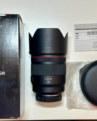 Canon RF 50mm f/1.2 L USM completo scatola