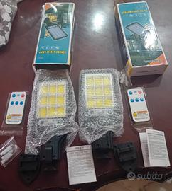 lampioni led con pannello solare e a sensore 