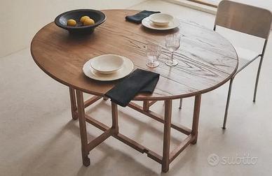 Tavolo pieghevole legno Zara Home ovale