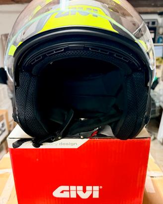 GIVI 12.3 CASCO giallo neon  tg.56.