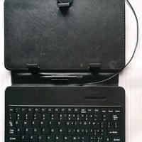 CUSTODIA X TABLET,CON TASTIERA + CAVO OTG + TABLET