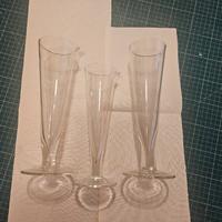 Becher di vetro da laboratorio anni 50