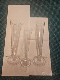 Becher di vetro da laboratorio anni 50