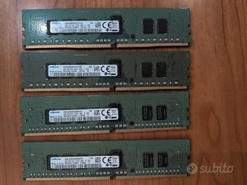 Kit 16 GB ddr4 ECC RDIMM Samsung 2400 / 2133 MHz