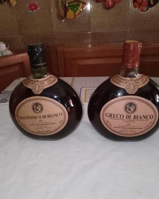 Bottiglie di vino bianco da collezione