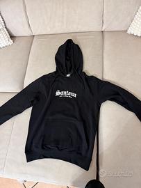 Felpa uomo Milano Ovest Santana Hoodie nera Shiva