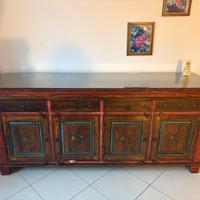 Mobile in legno massiccio teak