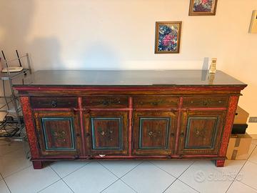 Mobile in legno massiccio teak