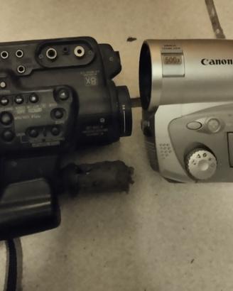 2 telecamere  Canon per cassette 8 mm o altro