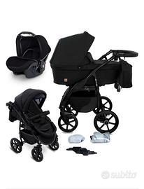 Kit passeggino 3 in 1 completo di accessori