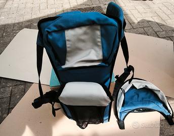 ZAINO MARSUPIO PORTA BAMBINO - Blu e Nero