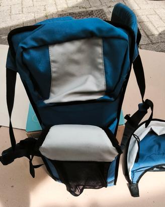 ZAINO MARSUPIO PORTA BAMBINO - Blu e Nero