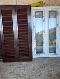 finestra e persiana in pvc