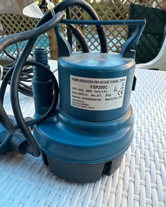 Pompa idrovora per acque chiare