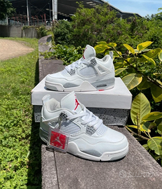 Air Jordan 4 Oreo, grigio/bianco  44