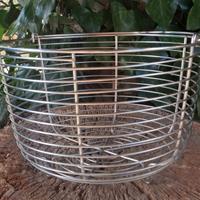 Cestello in acciaio per cotture