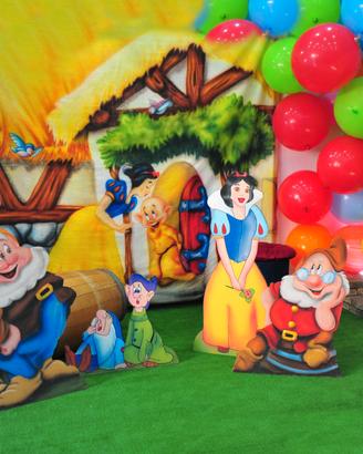 FONDALE CARNEVALE + 4 SAGOME