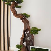  Bonsai d’Autore – Tronco Unico con Quadro e Vaso 
