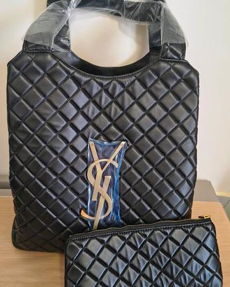 MAXI SHOPPING BAG IN ECOPELLE