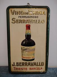 insegna litografata pubblicitaria 