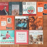 Lotto di 10 Dischi Vinili 45 Giri di Musica Lirica