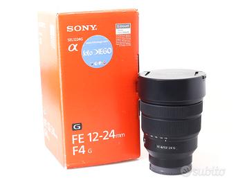 OBIETTIVO SONY FE 12-24 MM F/4 G. E-MOUNT. GARANZI