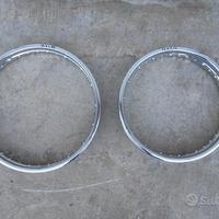 Cerchio ruota cromata 17/19 moto