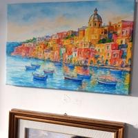 Stampa di Procida su tela