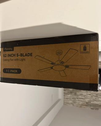 Ventilatore da Soffitto 52" con Luce