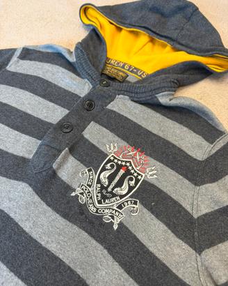 Felpa Polo Jeans Co Ralph Lauren L grigia gialla