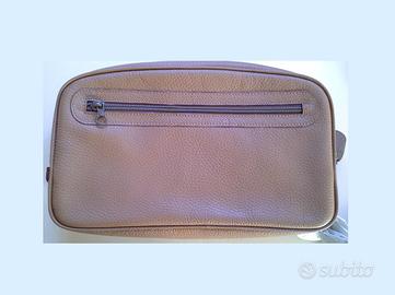 Borsetta da viaggio/Beauty case/Pochette pelle