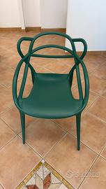 sedie verdi dal design modero