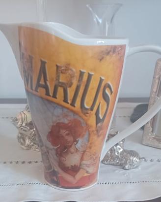 RARA CARAFFA PUBBLICITARIA PASTS MARIUS ANNI 60
