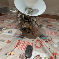 Lampadario ventilatore con telecomando