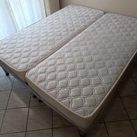 Letti singoli e relative reti a doghe