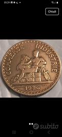 una moneta francese 1926