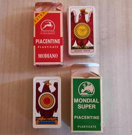 2 Mazzi Carte Piacentine Modiano Anni '80/90